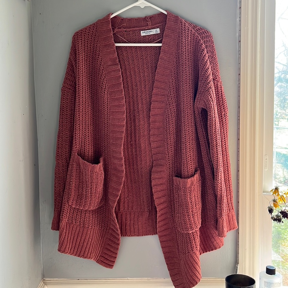 Girls’ Long Sleeve dark Pink Arizona cardigan